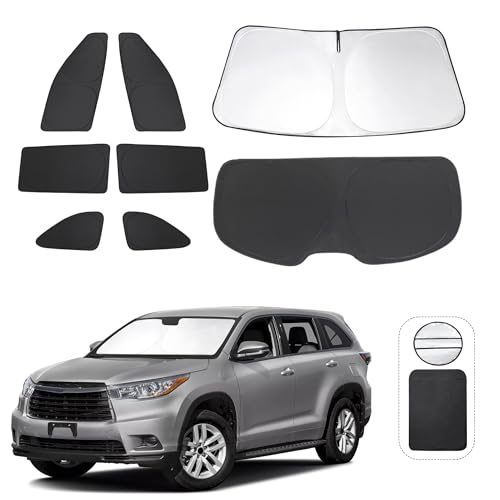 Window Shades for Toyota Highlander 2014 (8 Count)