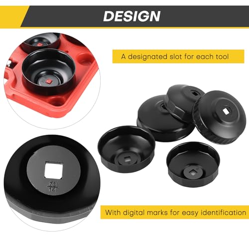 15PCS Oil Filter Cap Wrench Tool