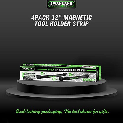 4 Piece 12" Magnetic Tool Holder Storage Organizer