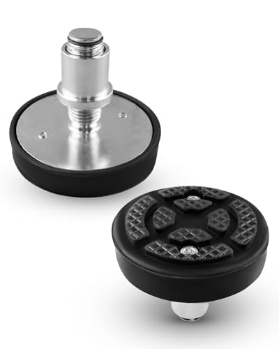 2 Pcs 35mm 2 Post Car Lift Feet Rubber Tray Heightening Feet Plus High Leg
