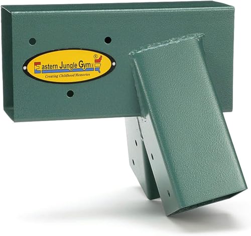 Easy 1-2-3 A-Frame 2 Brackets for Swing Set, Green (2 Count)