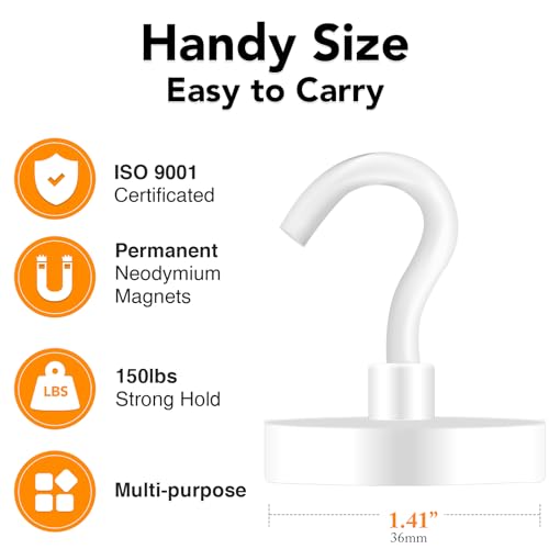Magnetic Hooks Heavy Duty 170LB Super Strong Hook for Cruise