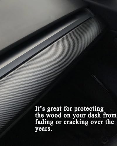 Matte White Dashboard Cover Compatible with Tesla Model 3（2021