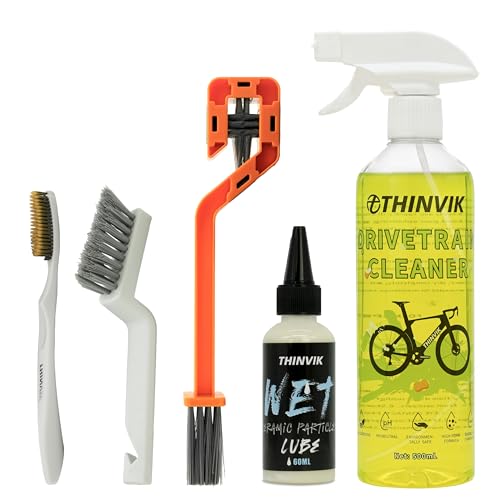 Bike Lube and Cleaner Set with 500ml Chain Cleaner (16.91 Fl Oz)