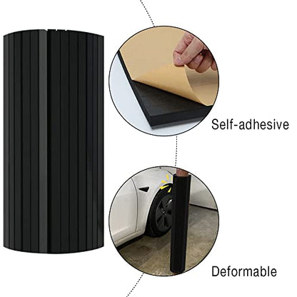 Garage Wall Protector Foam Column Guard for Parking Lot 2Pk Car Door Bumper (2 Count)