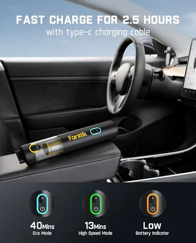 Slim V8 APEX Cordless Car Vacuum & Air Duster