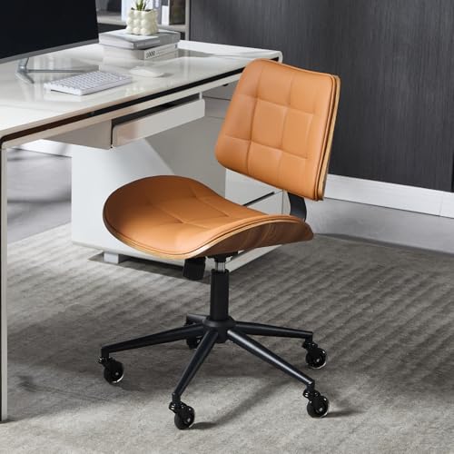 Home Office Desk Chair with Rubber Wheels