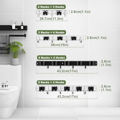 Broom Holder Wall Mount