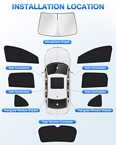 Window Shades for Honda CRV 2017 (8 Count)