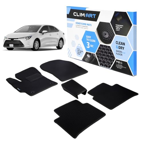 All Weather Car Floor Mats Compatible with Toyota Corolla 2020