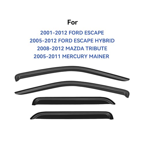 Window Visors Rain Guards for 2001