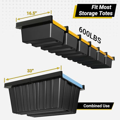 6 bin Overhead Garage Storage Rack (7 Count)