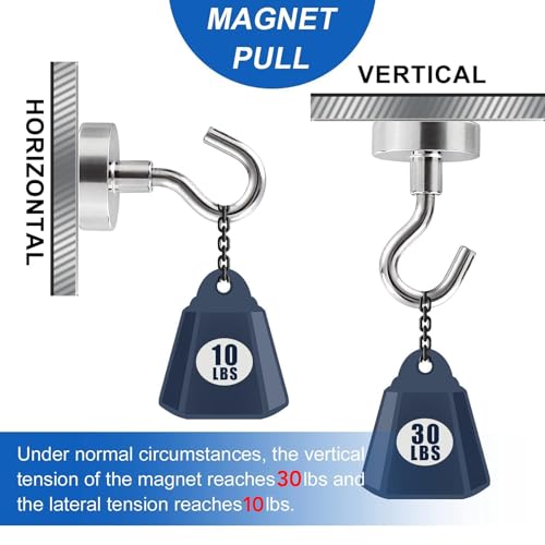 Magnetic Hooks for Cruise Essentials 2026 Cabins Door 15 Pack (15 Count)