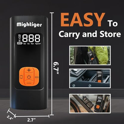 Tire Inflator Portable Air Compressor Cordless Automatic Air Pump
