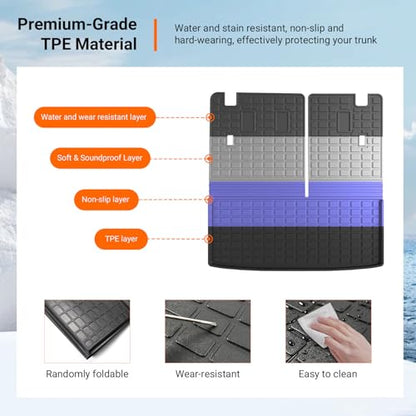 Cargo Mat Compatible with 2023 2024 2025 2026 Honda Pilot