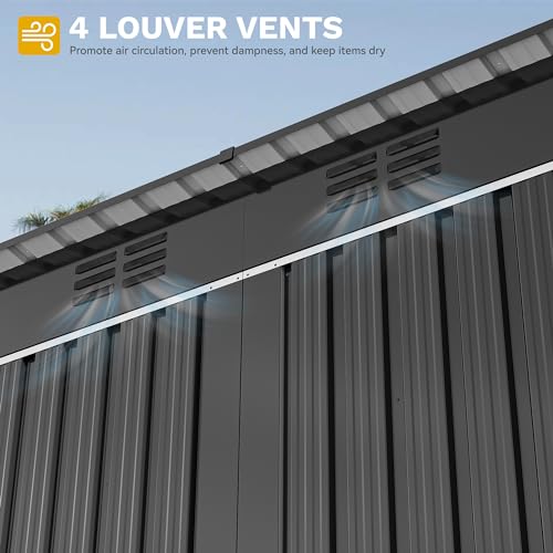9x4 FT Oversized Storage Shed