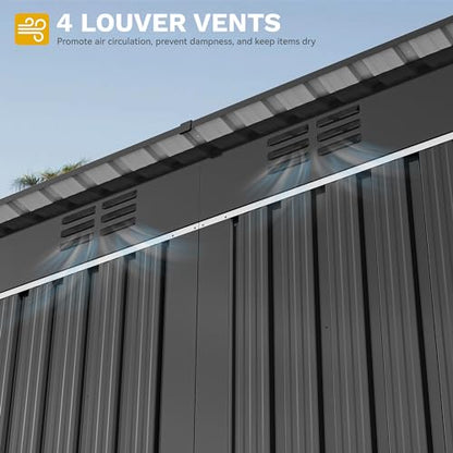9x4 FT Oversized Storage Shed