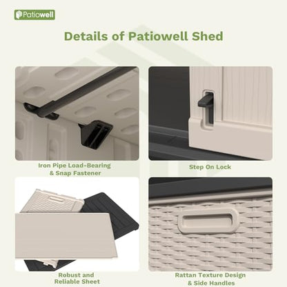 Shelf of 26 50 Cu Ft Outdoor Storage Cabinet