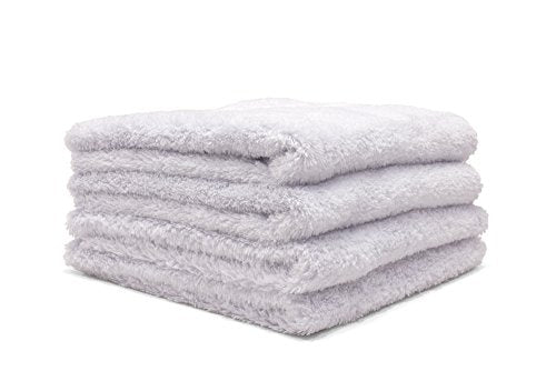 Korean Plush Premium Edgeless Microfiber Detailing Towels (4 Count)