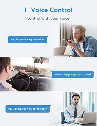Smart Garage Door Opener Remote with External Antenna