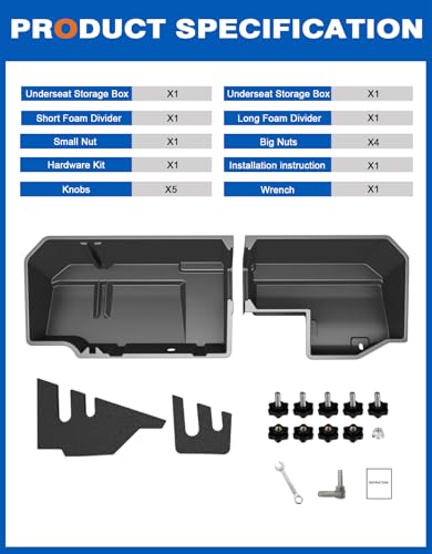 Under Seat Storage Box For 2019