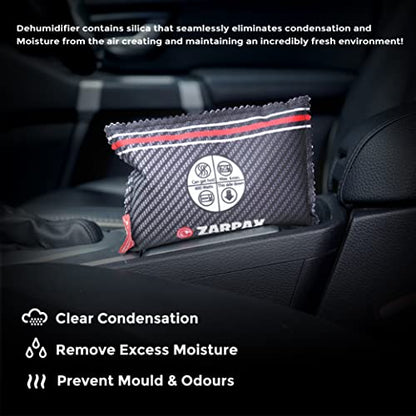 Reusable Car Dehumidifier Bag Rechargeable Moisture Absorber 4 Pack (4 Count)