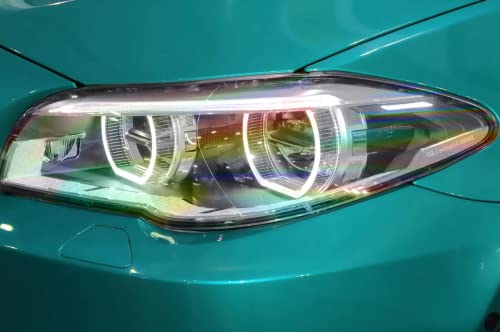 Extra Wide Headlight Taillight Vinyl Tint Wrap