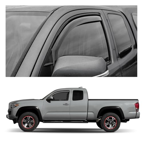 Window Deflectors Smoke Tinted In