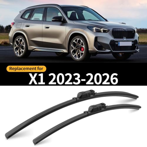 Front and Rear Windshield Wipers for BMW X1 2023