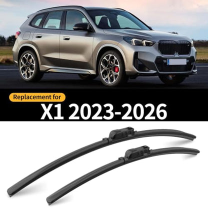 Front and Rear Windshield Wipers for BMW X1 2023