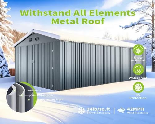 20 x 10 FT Outdoor Storage Shed