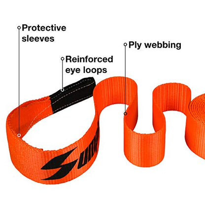 Recovery Tow Strap 3in X 20ft Heavy Duty 30 (20 Foot)