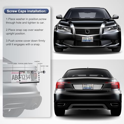 2 Pack License Plate Frames (2 Count)