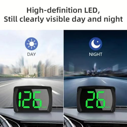 Heads Up Display for Cars HUD GPS Speedometer MPH with QC3.0 Fast Charger & Stable Silicone Pads