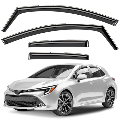 Window Deflectors Smoke Tinted in (4 Count)