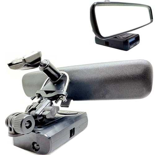 Enhanced U Bolt Stainless Steel Lock Rearview Mirror Pole Bar Stem Mount for Uniden Radar Detector