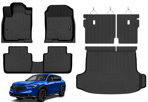 Floor Mats Cargo Mat Backrest Mat for 2026 2025 Acura ADX (6 Count)