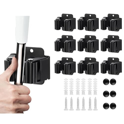 9PCS Broom and Mop Holder (9 Count)