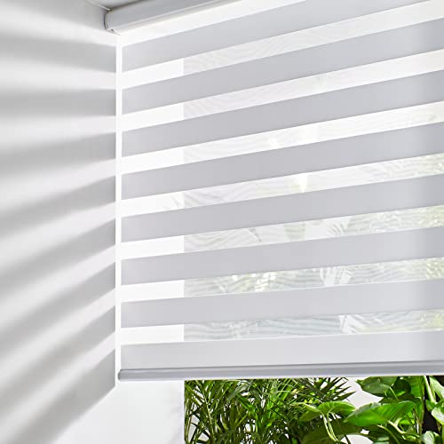 Cordless Zebra Blinds for Windows