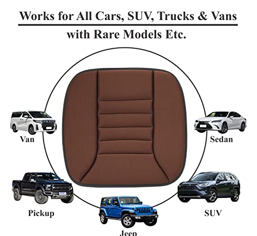 Memory Foam Car Seat Cushion for Driver and Office Chair Comfort
