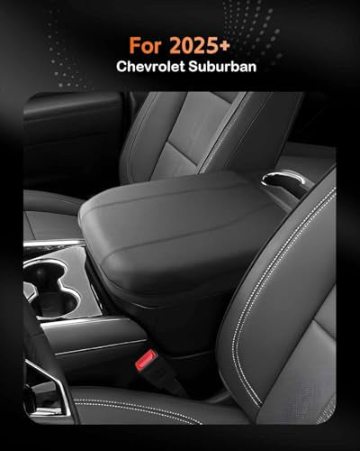 for 2025 2026 Chevrolet Suburban Center Console Cover Armrest Box Cover for Suburban