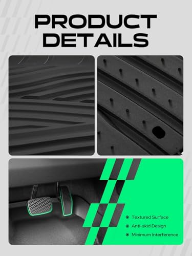 Automotive Floor Mats for Toyota Tundra 2012 (2 Count)