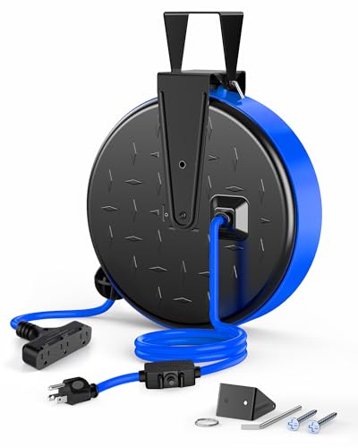 Retractable Extension Cord Reel