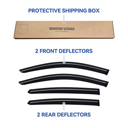 Window Visors Rain Guards for Honda Accord 2023 2024 2025 2026 Sedan