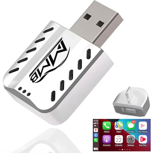 Wireless Carplay Adapter for Apple 2026 Upgrade Mini Apple carplay Fast & Stable