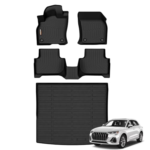 Floor Mats Cargo Liner Set for Audi Q3 2019