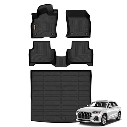 Floor Mats Cargo Liner Set for Audi Q3 2019