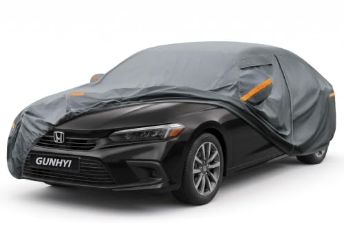 16 Layers Hatchback Car Cover Waterproof All Weather Heavy Duty
