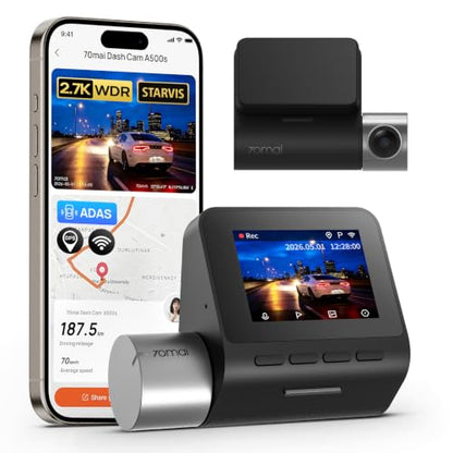 2.7K Dash Cam Front A500S