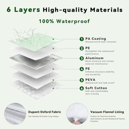 6 Layers Premium Hatchback Car Cover Waterproof All Weather Weatherproof UV Sun Protection Snow Dust Storm Resistant Outdoor Exterior Custom Form